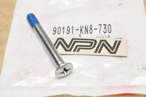 NOS Honda CMX250 Rebel Handle Bar Weight Mount Screw 90191-KN8-730