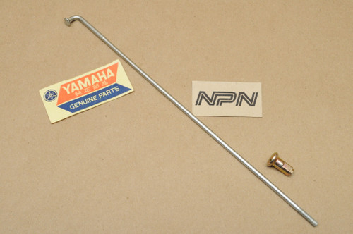 NOS Yamaha 1974 DT250 1974 DT360 Front Wheel Outer Spoke 438-25197-90