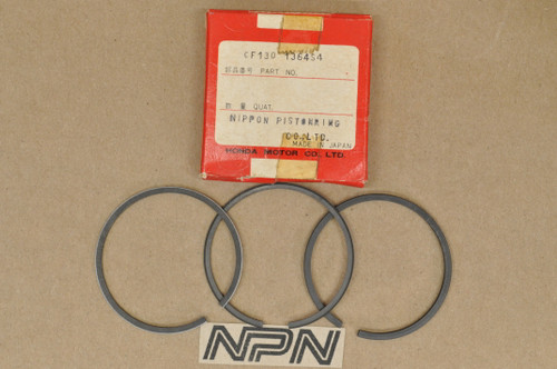 NOS Honda S65 1.00 Oversize Piston Ring Set for 1 Piston= 3 Rings 13050-035-000