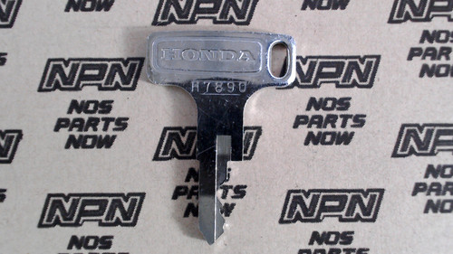 NOS Honda OEM Ignition Switch & Lock Key Single Groove H7890