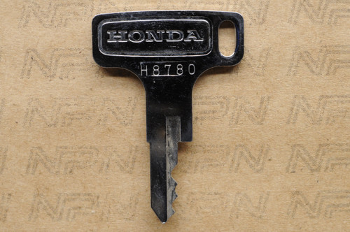 NOS Honda OEM Ignition Switch & Lock Key H8780