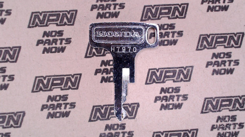 NOS Honda OEM Ignition Switch & Lock Key Single Groove H7970
