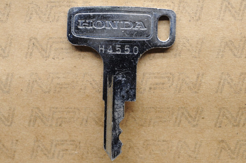NOS Honda OEM Ignition Switch & Lock Key H4550