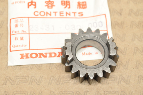 NOS Honda C200 CA200 CT200 Main Shaft Second 2nd Gear 18T 23431-030-000