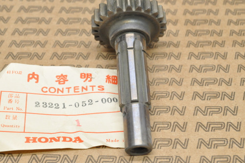 NOS Honda CL90 CT90 SL90 Transmission Counter Shaft 23T 23221-052-000