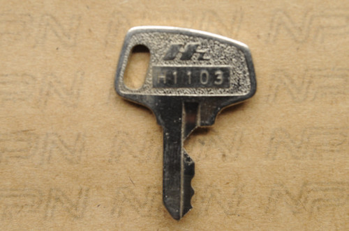 NOS Honda OEM Ignition Switch & Lock Keys Single Groove H1103