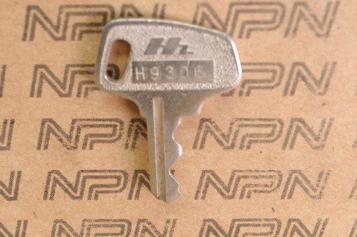 NOS Honda OEM Ignition Lock & Switch Key Single Groove H9306