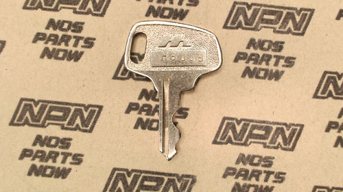 NOS Honda OEM Ignition Lock & Switch Key Single Groove H6039