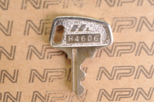 NOS Honda OEM Ignition Lock & Switch Key Single Groove H4606