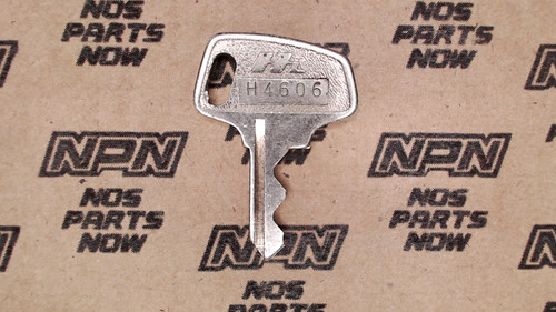 NOS Honda OEM Ignition Lock & Switch Key Single Groove H4606