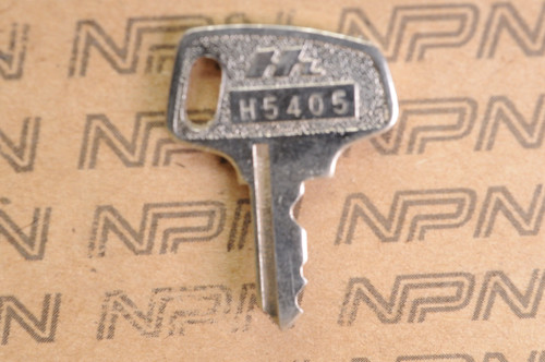 NOS Honda OEM Ignition Lock & Switch Key Single Groove H5405