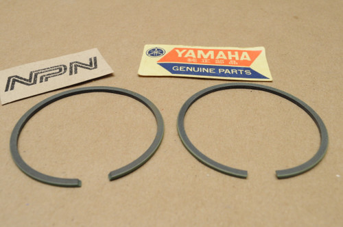 NOS Yamaha L5T YL2 Standard Size Piston Rings for 1 Piston= 2 Rings 166-11601-09