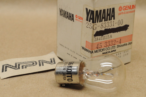 NOS Yamaha AS2 AT1 CT2 DS6 DT125 FJ1200 FJ600 Turn Signal Flasher Bulb 12V 27W 25G-83331-00