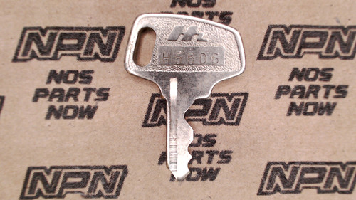NOS Honda OEM Ignition Lock & Switch Key Single Groove H5506
