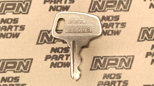 NOS Honda OEM Ignition Switch & Lock Key Single Groove H6306