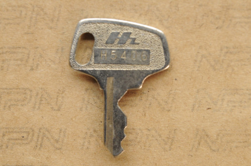 NOS Honda OEM Ignition Lock & Switch Key Single Groove H5406
