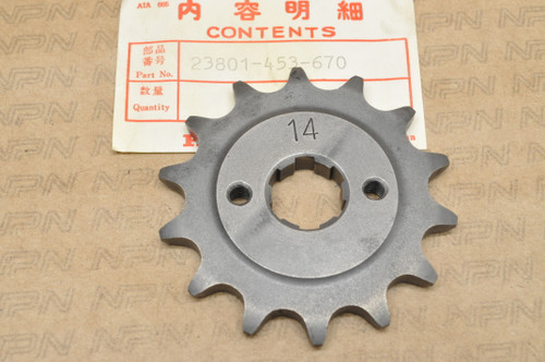 NOS Honda CB175 K6-K7 CL175 K6-K7 Front Chain Drive Sprocket 14T 23801-453-670