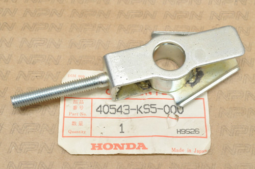 NOS Honda 1988-90 NX125 Swingarm Drive Chain Tension Adjuster 40543-KS5-000