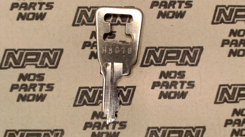 NOS Honda OEM Ignition Switch & Lock Key Ward Cut Double Groove H8078