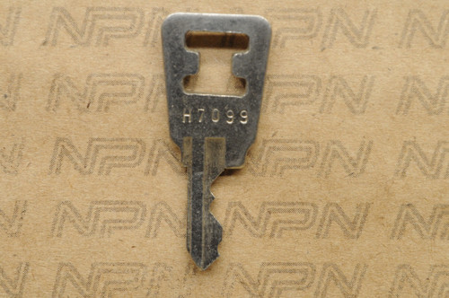 NOS Honda OEM Ignition Switch & Lock Key Ward Cut Double Groove H7099