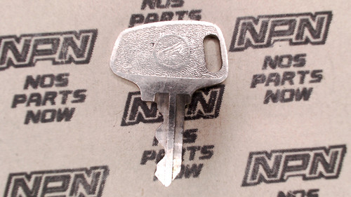 NOS Honda OEM Ignition Lock & Switch Key Double Groove Back H4605