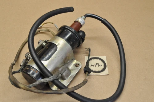 Vtg OEM Honda CB72 CB77 Right Ignition Coil w/ Bracket & Condenser 30510-268-010