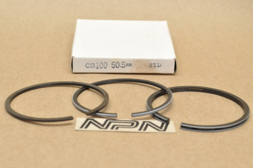NOS Honda CB100 CL100 SL100 .25 Oversize Piston Ring Set 13021-107-711