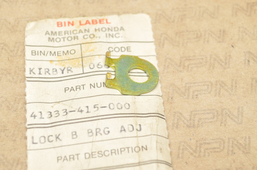 NOS Honda ATC200 CB700 CB900 GL1200 GL1500 VF700 VT700 Lock 41333-415-000