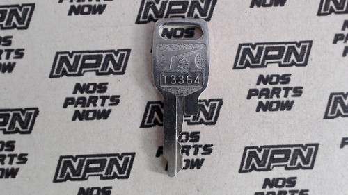 NOS Honda Lock Key & Ignition Switch Ward Cut Single Groove T3364