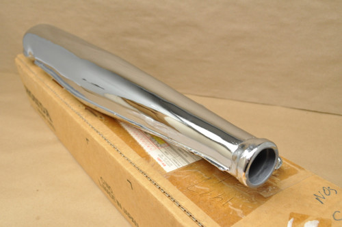 NOS Honda CA95 Left Exhaust Chrome Muffler 18330-212-007