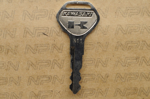 NOS Kawasaki Ignition Switch & Lock Key #N11