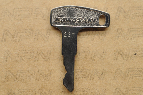 NOS Kawasaki Ignition Switch & Lock Key #237 27008-034-37