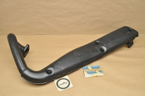 NOS Yamaha 1974-75 DT125 Left Exhaust Muffler Pipe 444-14610-01