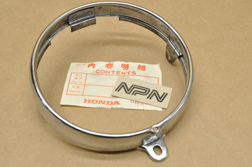 NOS Honda C200 CA200 CT200 CM91 CT90 Headlight Bezel Ring Rim 33101-030-810