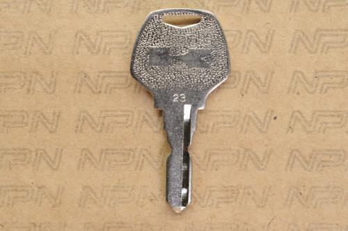 NOS Kawasaki Ignition Switch & Lock Key #23 27008-3504