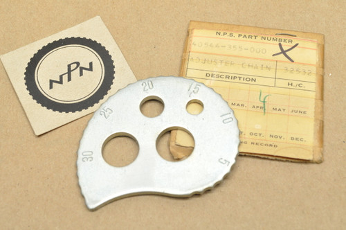 NOS Honda TL125 K0-K2 1976 TL125 S Left Drive Chain Adjuster 40544-355-000