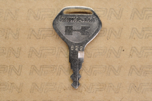 NOS Kawasaki Ignition Switch & Lock Key #822 27008-068-22