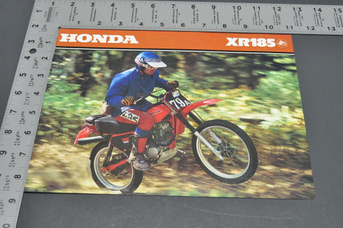 Vintage NOS 1979 Honda XR185 Motorcycle Brochure