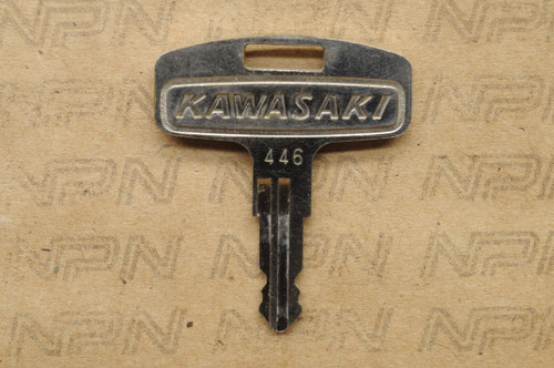 NOS Kawasaki Ignition Switch & Lock Key # 446 27008-054-46