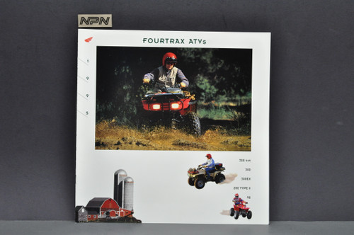Vtg NOS 1995 Honda TRX90 TRX200 D TRX300 EX TRX300 FW FourTrax Brochure