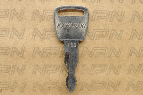 NOS Kawasaki Ignition Switch & Lock Key #159 27008-042-59