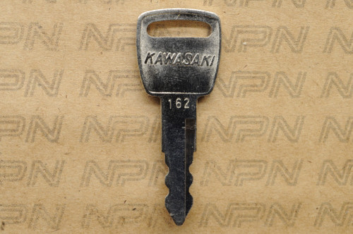 NOS Kawasaki Ignition Switch & Lock Key #162 27008-042-62