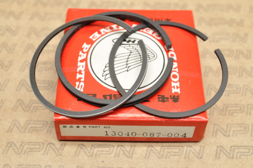 NOS Honda ATC70 C70 CT70 CT70H .75 Oversize Piston Ring Set 13040-087-004