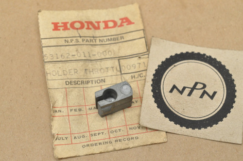 NOS Honda C100 C102 C105 C110 C200 CM91 Throttle Cable Holder Guide 53162-011-000