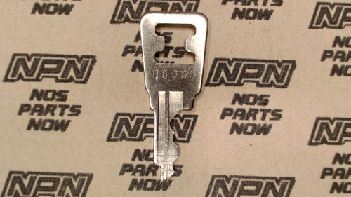 NOS Honda OEM Ignition Switch & Lock Key Ward Cut Double Groove H8089
