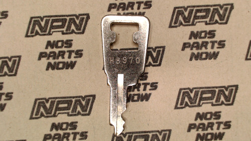 NOS Honda OEM Ignition Switch & Lock Key Ward Cut Single Groove H8970