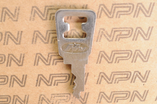 NOS Honda Lock Key & Ignition Switch Ward Cut Single Groove H8990