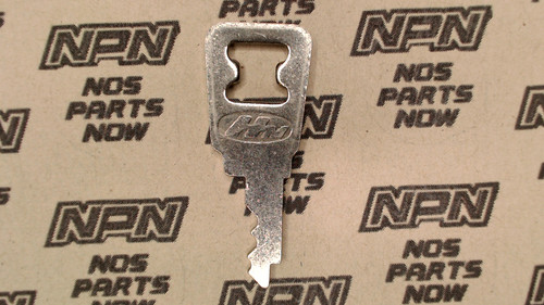 NOS Honda Lock Key & Ignition Switch Ward Cut Single Groove H8990