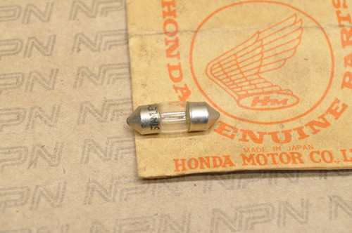 NOS Honda C100 C102 C110 Stanley Tail Light Festoon Bulb 6V 2W 34906-005-000