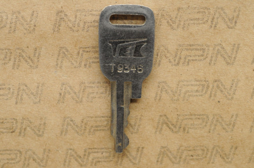 NOS Honda Lock Key & Ignition Switch Ward Cut Double Groove T9346